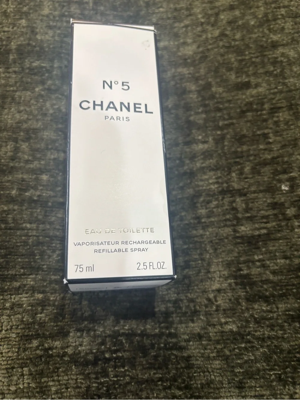 Vintage Mid 90's Chanel No 5 Eau de Toilette 2.5 fl oz Refillable Spray Open Box